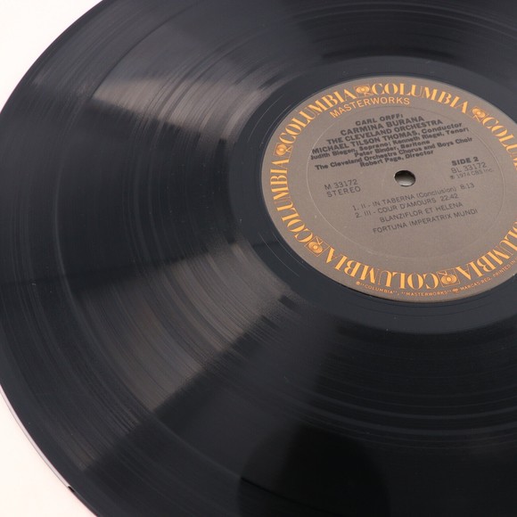 Carl Orff: Michael Tilson Thomas, Cleveland Orchestra Carmina Burana LP Record - Picture 12 of 12